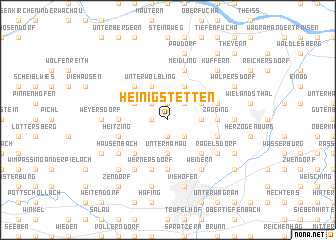 map of Heinigstetten