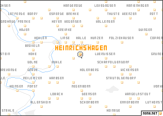 map of Heinrichshagen