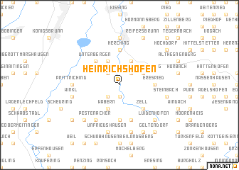 map of Heinrichshofen