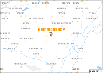 map of Heinrichshof