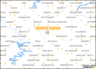 map of Heinrichsruh