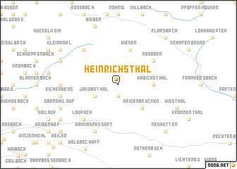 map of Heinrichsthal