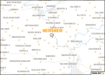 map of Heinsheim