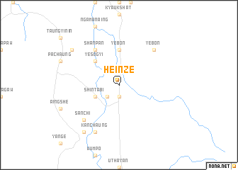 map of Heinze