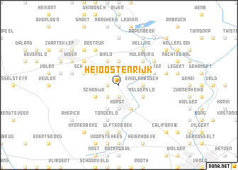 map of Hei-Oostenrijk
