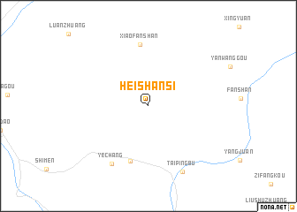 map of Heishansi