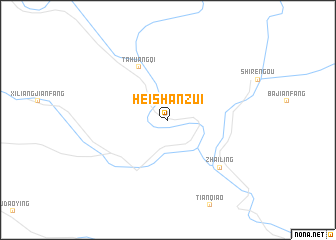 map of Heishanzui