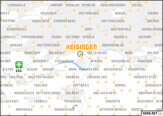 map of Heisingen