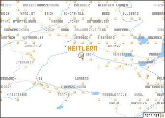 map of Heitlern