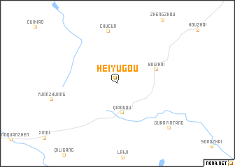 map of Heiyugou