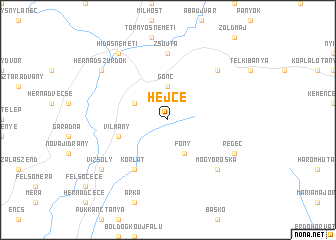map of Hejce