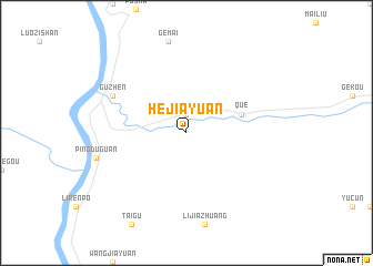 map of Hejiayuan