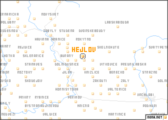 map of Hejlov
