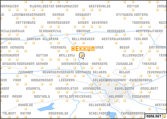 map of Hekkum