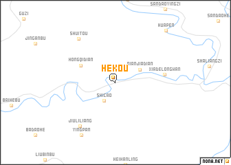 map of Hekou