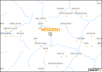 map of Hekwangi