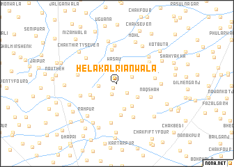 map of Hela Kālriānwāla