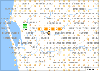 map of Helakandana