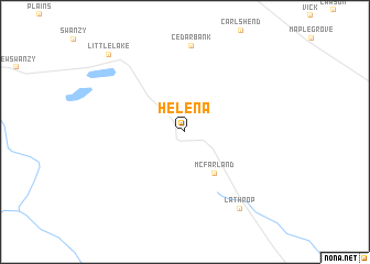 map of Helena