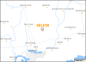 map of Helena