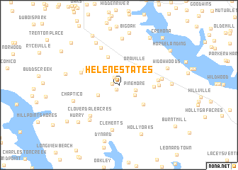 map of Helen Estates