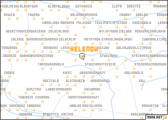 map of Helenów