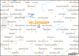map of Helgersdorf