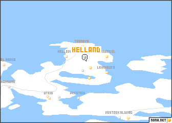 map of Helland