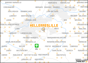 map of Hellemmes-Lille