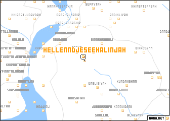 map of Hellenndjé see Ḩalinjah