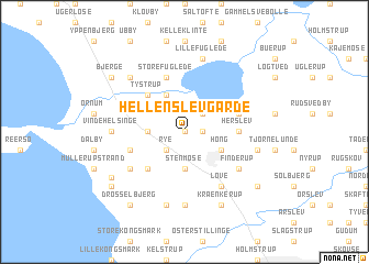 map of Hellenslev Gårde