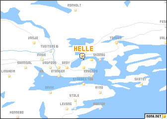 map of Helle