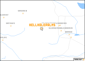 map of Hellhole Palms