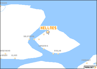map of Hellnes
