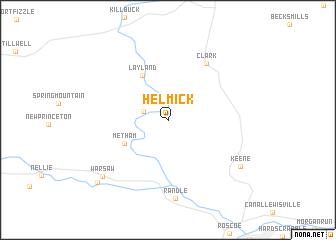 map of Helmick