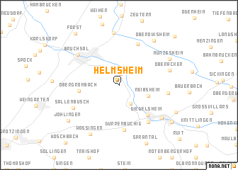 map of Helmsheim