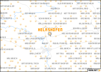 map of Helmshofen