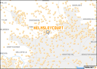 map of Helmsley Court