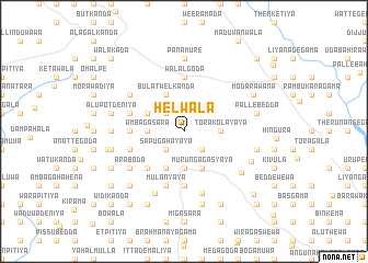 map of Helwala