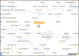 map of Hemden