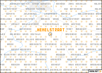 map of Hemelstraat