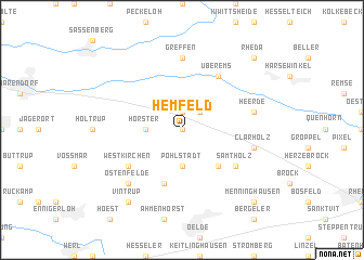 map of Hemfeld