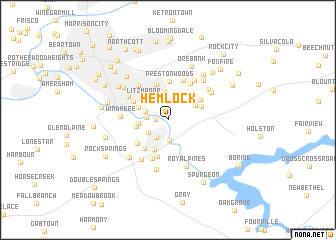 map of Hemlock