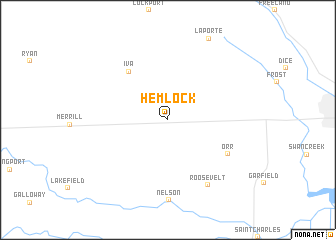 map of Hemlock
