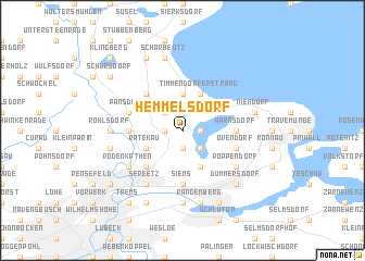 map of Hemmelsdorf