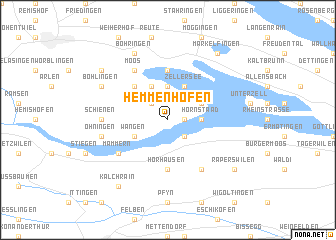 map of Hemmenhofen