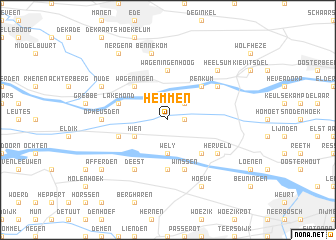 map of Hemmen