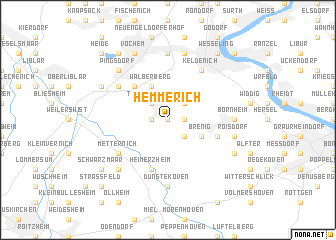 map of Hemmerich