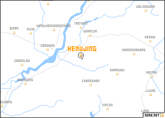 map of Hemujing