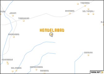 map of Hendelābād